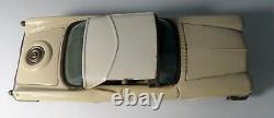 Vintage Bandai White Chrysler Imperial Tin Friction Toy Car Japan