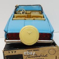 Vintage Bandaiya(Former Bandai) Tin Car FORD Thunderbird Convertible L8.7 withbox