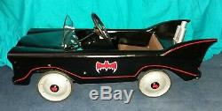 Vintage Batman 1966 Batmobile Custom Metal Pedal Car Tri-ang Rare Ooak