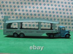 Vintage Bedford Pullmore Car Transport Dinky toys 982 Made IN England 1954