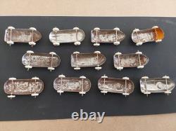 Vintage Biller Penny Tin Toy US Zone Germany Race Cars Lot of 11