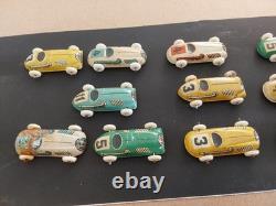 Vintage Biller Penny Tin Toy US Zone Germany Race Cars Lot of 11