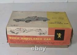 Vintage Buick Ambulance Car Bandai Battery Remote Controled With Box Japan 4097