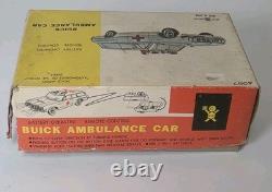 Vintage Buick Ambulance Car Bandai Battery Remote Controled With Box Japan 4097