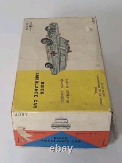 Vintage Buick Ambulance Car Bandai Battery Remote Controled With Box Japan 4097