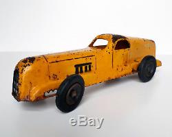 Vintage CIJ Renault Nervasport France Tinplate tin toy record car 1930s