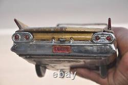 Vintage Cadillac Long/Big Golden Litho Battery Car Tin Toy, Japan