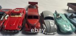 Vintage Car Lot with Dinky, Mebetoys & Corgi Toy Car Lot of 15 Italy, England +