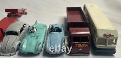 Vintage Car Lot with Dinky, Mebetoys & Corgi Toy Car Lot of 15 Italy, England +