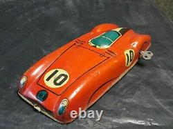 Vintage Car Racer Cko Kellerman Futuristic Formula 10 Wind Up Toy Germany Ddr