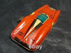 Vintage Car Racer Cko Kellerman Futuristic Formula 10 Wind Up Toy Germany Ddr