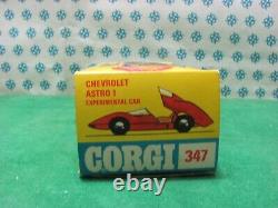 Vintage Chevrolet Astro 1 Experimental Car 1/43 Corgi toys 347 MIB