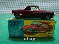 Vintage Citroen DS The Dandy Coupe Henri Chapron 1/43 Corgi toys 259 MIB