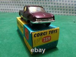 Vintage Citroen DS The Dandy Coupe Henri Chapron 1/43 Corgi toys 259 MIB