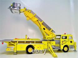 Vintage Classic Antique Red Fire Engine Truck Metal Tower Model Car Pickup Promo