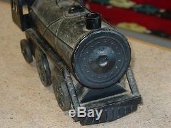 Vintage Cor Cor Toys Train With Coal Car, Pressed Steel, Toy Vehicle