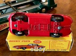 Vintage Corgi & Dinky Toys SET Unique Jaguar Works Car Transporter + car
