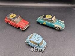 Vintage Corgi & Spot-On Diecast Lot Austin A40, Citroen DS19, BMW Isetta with Box