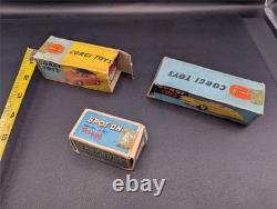 Vintage Corgi & Spot-On Diecast Lot Austin A40, Citroen DS19, BMW Isetta with Box