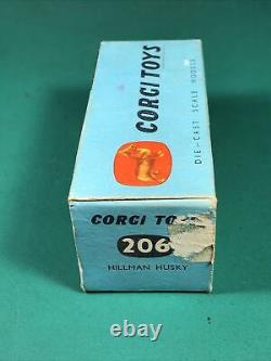 Vintage Corgi Toys 206 Hillman Husky Car With Original Blue Box