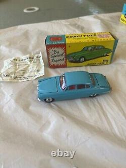 Vintage Corgi Toys #238 = jaguar mark x with box