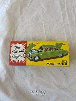 Vintage Corgi Toys #238 = jaguar mark x with box