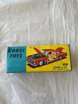 Vintage Corgi Toys #241 GHIA L6.4 Pristine Beauty Diecast Car with Original Box1
