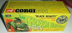 Vintage Corgi Toys #268 Black Beauty 1966 The Green Hornet Complete Excellent
