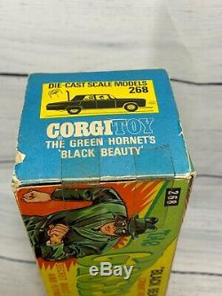 Vintage Corgi Toys #268 Black Beauty The Green Hornet Car Box & Papers