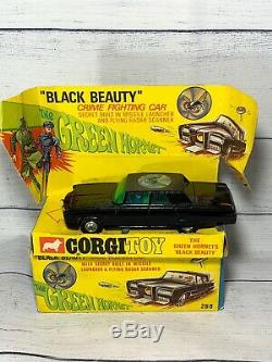 Vintage Corgi Toys #268 Black Beauty The Green Hornet Car Box & Papers