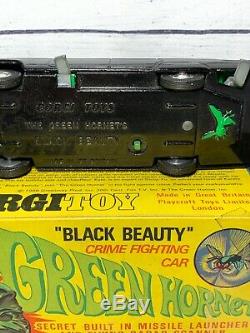 Vintage Corgi Toys #268 Black Beauty The Green Hornet Car Box & Papers