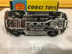 Vintage Corgi Toys 492 Volkswagen European Police Car Nmib