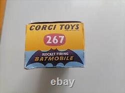 Vintage Corgi Toys Boxed Batmobile with Figures 1966 #267
