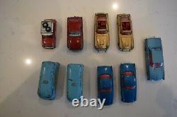 Vintage Corgi Toys Diecast Cars. Lot of 9