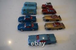 Vintage Corgi Toys Diecast Cars. Lot of 9
