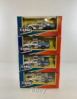 Vintage Corgi Toys Display Box 13 Race Cars N. O. S Bmw -jag -porsche -opel Manta