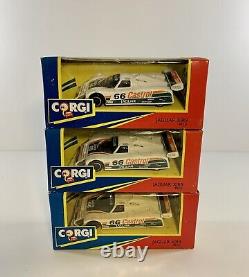 Vintage Corgi Toys Display Box 13 Race Cars N. O. S Bmw -jag -porsche -opel Manta