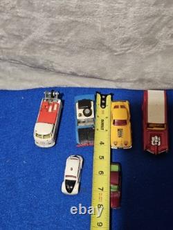 Vintage Corgi Toys Lot VW Tow Truck Hillman Hunter Drag Car Juniors Diecast