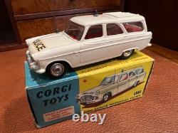 Vintage Corgi Toys MIB Ford Zephyr Motorway Patrol No. 419