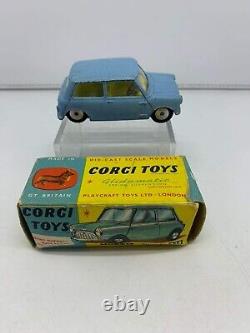 Vintage Corgi Toys Morris Mini-Minor Metal Model Car 226'60s GT. Britain