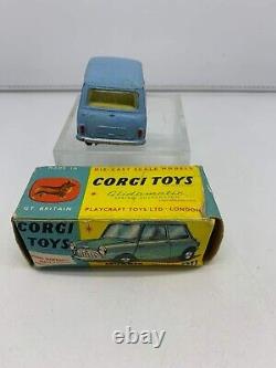 Vintage Corgi Toys Morris Mini-Minor Metal Model Car 226'60s GT. Britain