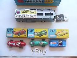 Vintage Corgi Toys Original Boxed Ecurie Ecosse Racing Car Transporter Boxed