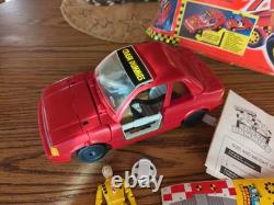 Vintage Crash Test Dummies Crash Car Red 1991 Tyco Vehicle COMPLETE w Figure