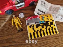 Vintage Crash Test Dummies Crash Car Red 1991 Tyco Vehicle COMPLETE w Figure