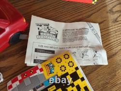 Vintage Crash Test Dummies Crash Car Red 1991 Tyco Vehicle COMPLETE w Figure