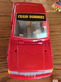 Vintage Crash Test Dummies Crash Car Red 1991 Tyco Vehicle COMPLETE w Figure
