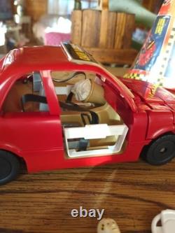 Vintage Crash Test Dummies Crash Car Red 1991 Tyco Vehicle COMPLETE w Figure