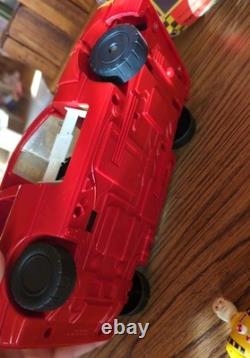 Vintage Crash Test Dummies Crash Car Red 1991 Tyco Vehicle COMPLETE w Figure