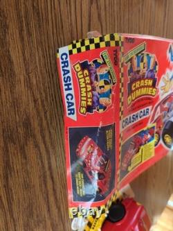 Vintage Crash Test Dummies Crash Car Red 1991 Tyco Vehicle COMPLETE w Figure