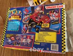Vintage Crash Test Dummies Crash Car Red 1991 Tyco Vehicle COMPLETE w Figure